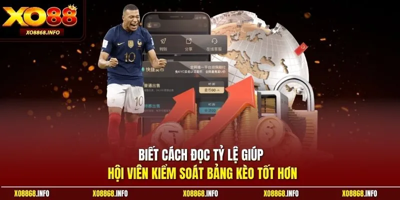 Biết cách đọc tỷ lệ giúp hội viên kiểm soát bảng kèo tốt hơn